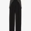 Pantalones de traje con detalle de body Pantalones de traje con detalle de body