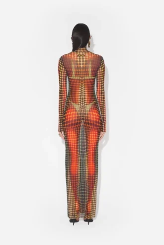 Reedición: el vestido largo Brown Dots